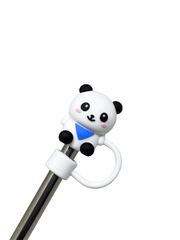 Silicone Straw Toppers – Fun Characters