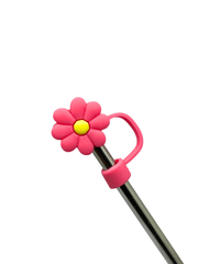 Silicone Straw Toppers – Flower shape (Topper Only)