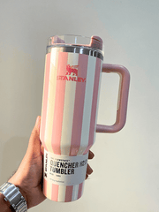 Stanley H2.0 FlowState Tumbler 40oz – Pink Stripe