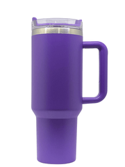 40 oz Stainless Steel Tumbler with Straw