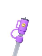 Silicone Straw Toppers – Multiple colors