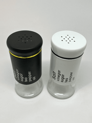 Elegant Glass Multi-Purpose Shaker Duo