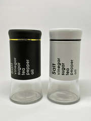 Elegant Glass Multi-Purpose Shaker Duo