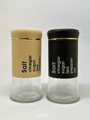 Elegant Glass Multi-Purpose Shaker Duo