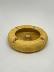 Wooden Ashtray with Natural Finish