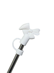Bow Shaped Silicone Straw Toppers