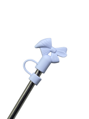 Bow Shaped Silicone Straw Toppers