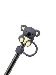 Silicone Straw Toppers – Fun Characters