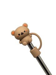 Silicone Straw Toppers – Fun Characters