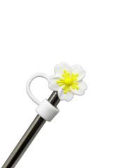 Silicone Straw Toppers – Flower shape