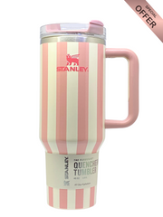 Stanley H2.0 FlowState Tumbler 40oz – Pink Stripe