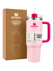 Premium Stanley FlowState Tumbler 40oz Flamingo