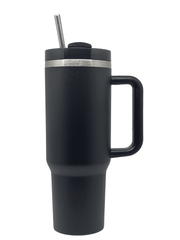 40 oz Stainless Steel Tumbler with Stainless Steel Straw